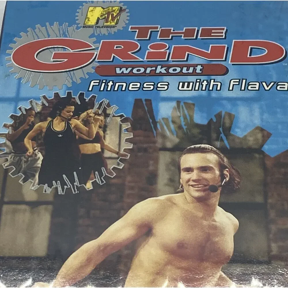 MTVs 1995 The Grind Workout - Fitness with Flava VHS Eric Nies Sony New Sealed